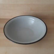 Miska emaliowana 24cm sygnowana Światowit Myszków lata PRL-u