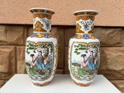 Wazon Na Kwiaty Porcelana Włochy Para 2 szt. B14 