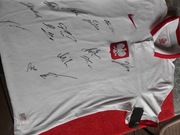 KOSZULKA REPREZENTACJI POLSKI Z AUTOGRAFAMI EURO 2021