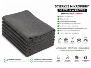 Ściereczki z Mikrofibry 10 szt. | Premium Jakość | Miękkie i Chłonne