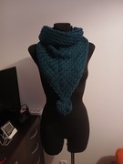 Komin szal damski z pomponem