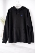 Czarna bluza z kapturem kangurka Nike plus size 1X