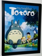 Plakat w ramce Totoro dekoracja Studio Ghibli prezent dla fana