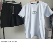 Letni Komplet Stone Island – Nowy T-shirt + Szorty Cargo | Rozmiar S 