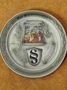 Talerz kolekcjonerski syg.B.PAULUSA wykonany z czystej kamionki