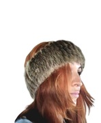 Norki opaska zima futro bardzo ciepła piękna