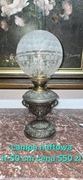 Lampa naftowa majolika