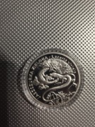 20 zł jaszczurka zielona 2009 menniczy stan.Srebro próby Ag 925.