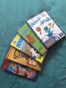 Bajki 5 DVD sztuk Reksio Rudolf niebieski smok chip Dayle używane zestaw 