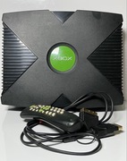 Microsoft Xbox Classic + kabel AV Euro + pilot