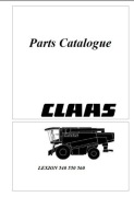 Katalog części Claas Lexion 540, 550, 560