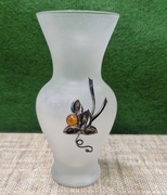 Wazonik ozdobny z bursztynem