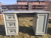 Biurko BRW Retro zielona sosna.