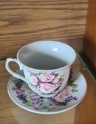 Filiżanka z talerzykiem porcelana Japońska Yamasen