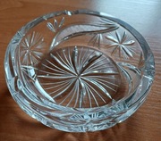 Kryształowa popielnica PRL