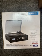 Gramofon i odtwarzacz kaset z funkcją digitalizacji