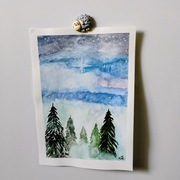 Sprzedam akwarele ZIMA