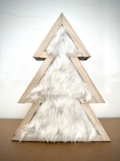 LED Choinka Z Drewna Podświetlana Xmas Christmas Święta Ozdoba 30 cm. 