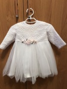 Sukienka rozm. 68, czapeczka i opaska