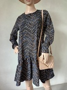 Damska sukienka krótka, długi rękaw, na codzień, imprezowa, L/40 Sinsay