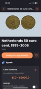 Moneta 50 Eurocent 1999 Netherlands