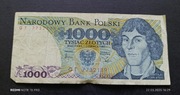 Stary banknot Polska 1000 zł 1982 rok PRL Skonfiguruj Zestaw banknotów 
