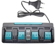Ładowarka zamiennik Makita DC18SF 18V 4 porty do baterii akumulatorów