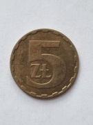 moneta 5 zł * 1987
