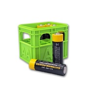 Modułowy Pojemnik na Baterie Akumulatorki w Kształcie Skrzynki – AA, LR06