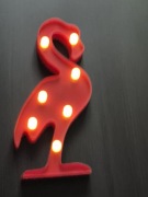 Lampka stojący flaming  z bateriami 