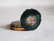 Podkładki pod kubek niebiesko-złote A12 Holika