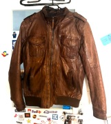 Kurtka Skórzana Kultowej Marki „Authentic Clothing Company”r. (M/L) Orginal