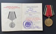 Medal 20 lat zwycięstwa w wojnie ZSRR z legitymacją