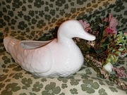 Kaczka ceramiczna figurka / osłonka VINTAGE 