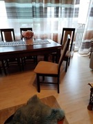 Stół + 6 krzeseł wenge