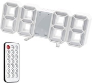 Cyfrowy Zegar Ścienny LED 3D Mały Budzik 25.2CM