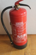Gaśnica proszkowe 6kg gaśnice z Norwegii Skandynawii z manometrem - sprawne