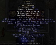 Diablo 2 Rotw phoenix feniks monarch nonladder PC