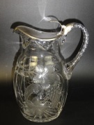 Kryształowy dzban w srebrnej oprawie pr.800 rok 1938