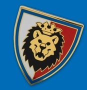 Lego 5008909 Castle magnes Lion Knights Logo Crest z odłączaną podstawką