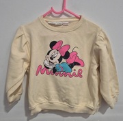 ZARA ŻÓŁTA BLUZA MYSZKA MINNIE MICKEY 98 3 LATA OVERSIZE