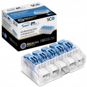 30 SZTUK SZYBKOZŁĄCZKA 5x 0,2-4mm2 32A SIMET SCL5 88000323 OTWIERANA