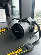 NIKON D3200 oraz obiektyw NIKKOR DX 18-105mm 1:3.5-5.6 G ED Super stan