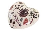 Ceramiczna ozdoba serce 11x11x4 cm 
