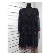 E-vie, krótka sukienka, babydoll, rozm. 18, 46, etno, boho, plus size