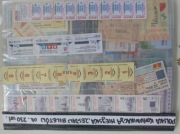 Zestaw biletów polska komunikacja miejska ok 230 szt