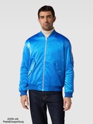 Esprit Collection Bomberka z kieszenią na rękawie - królewski niebieski