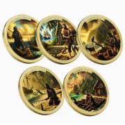 Limitowany zestaw monet? z postacią Robinsona Crusoe