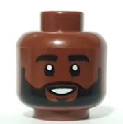 LEGO 3626cpb2907 Głowa główka nadruk 1szt