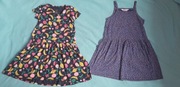 Zestaw 2 sukienek letnie – rozm. 134 - 140